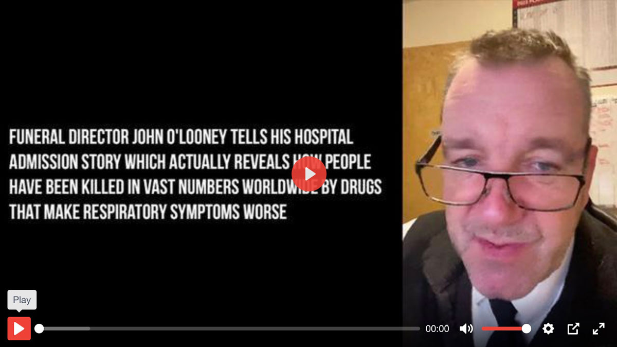 Funeral Director John O'Looney Hospital Story