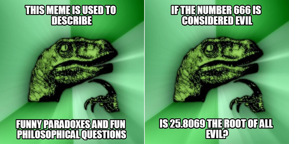 Philosoraptor Meme