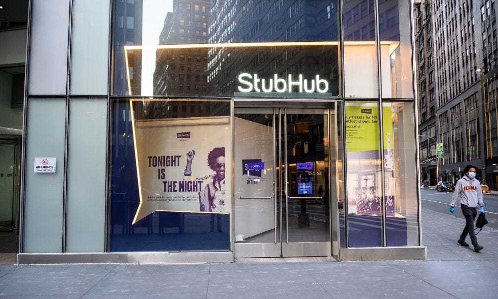 StubHub to go public in US$13m direct listing, say report - SportsPro