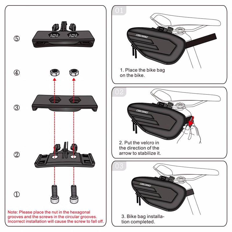 coolchange saddle bag