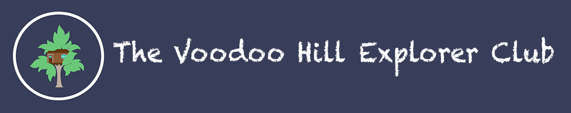 The Voodoo Hill Explorer Club banner.