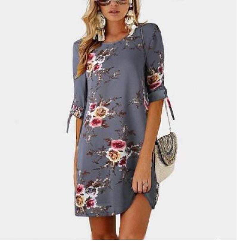 half sleeve summer dresses