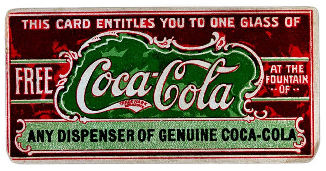 Prototype: Coca-Cola and the Birth of the Coupon | WIRED