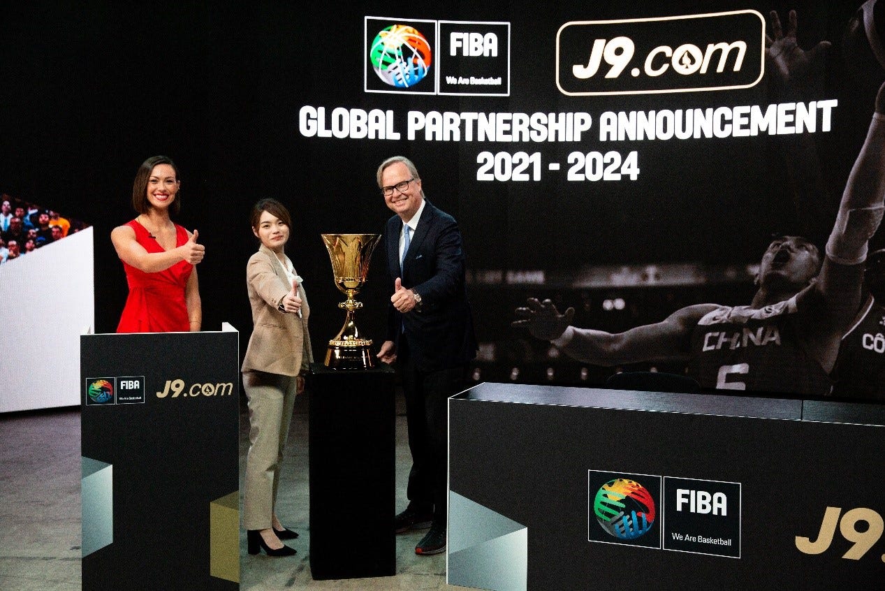 J9.COM signs with FIBA as Global Partner to achieve global success