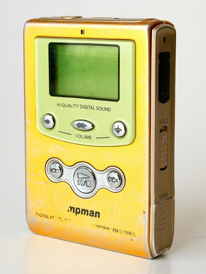 First MP3 player
