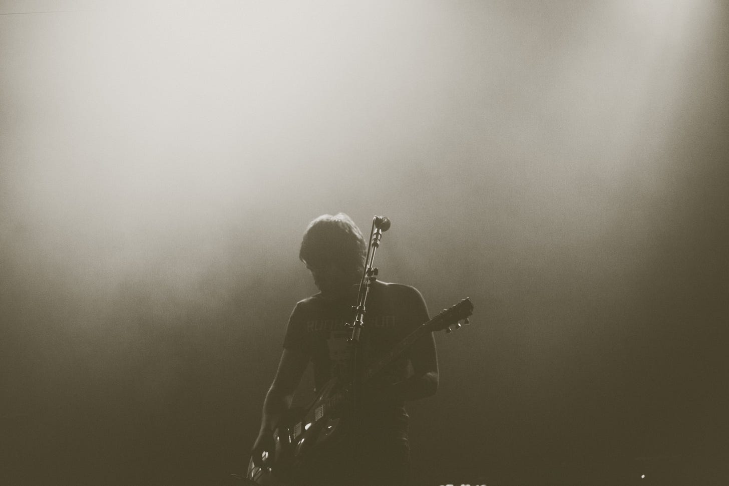 image of a musician on stage with dry ice around for article by Larry G. Maguire image of a musician on stage with dry ice around for article by Larry G. Maguire