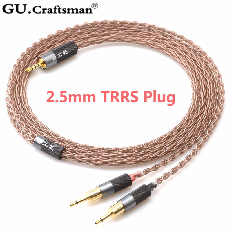 Gucraftsman 6n Occ Copper For Sennheiser Hd700 4pin Xlr 2 5mm 4 4mm Balance Headphone Cable Consumer Electronics Portable Audio Video