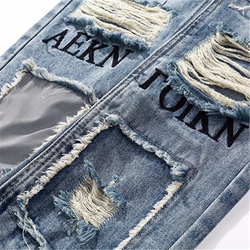 baggy biker jeans