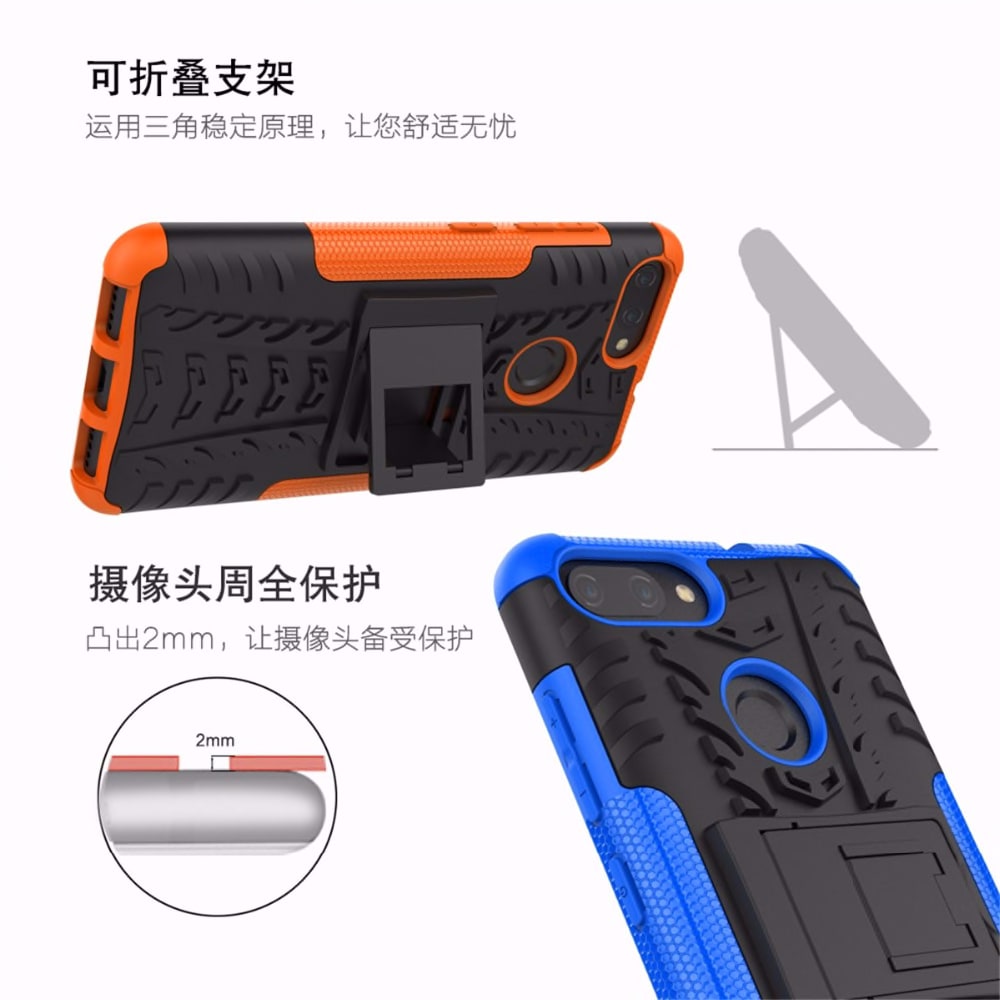 1968520937 For Asus Zenfone Max Plus Zb570tl Cover Shockproof Tpu Pc Phone Stand Case For Asus Zenfone Max Plus M1 Zb570tl Funda X018d Phones Telecommunications Mobile Phone Accessories