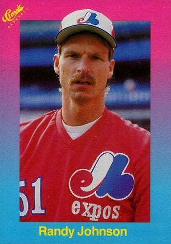 Montreal Expos: Randy Johnson debuts, turns into story of what if