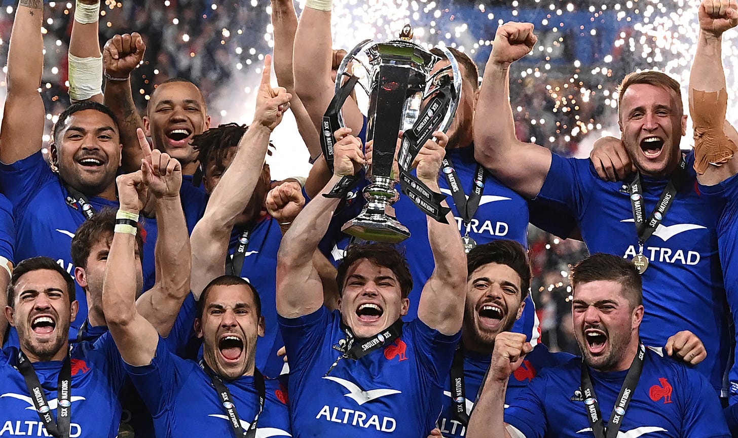 France's Grand Slam success comes in the build-up to their 2023 Rugby World Cup hosting ©Getty Images