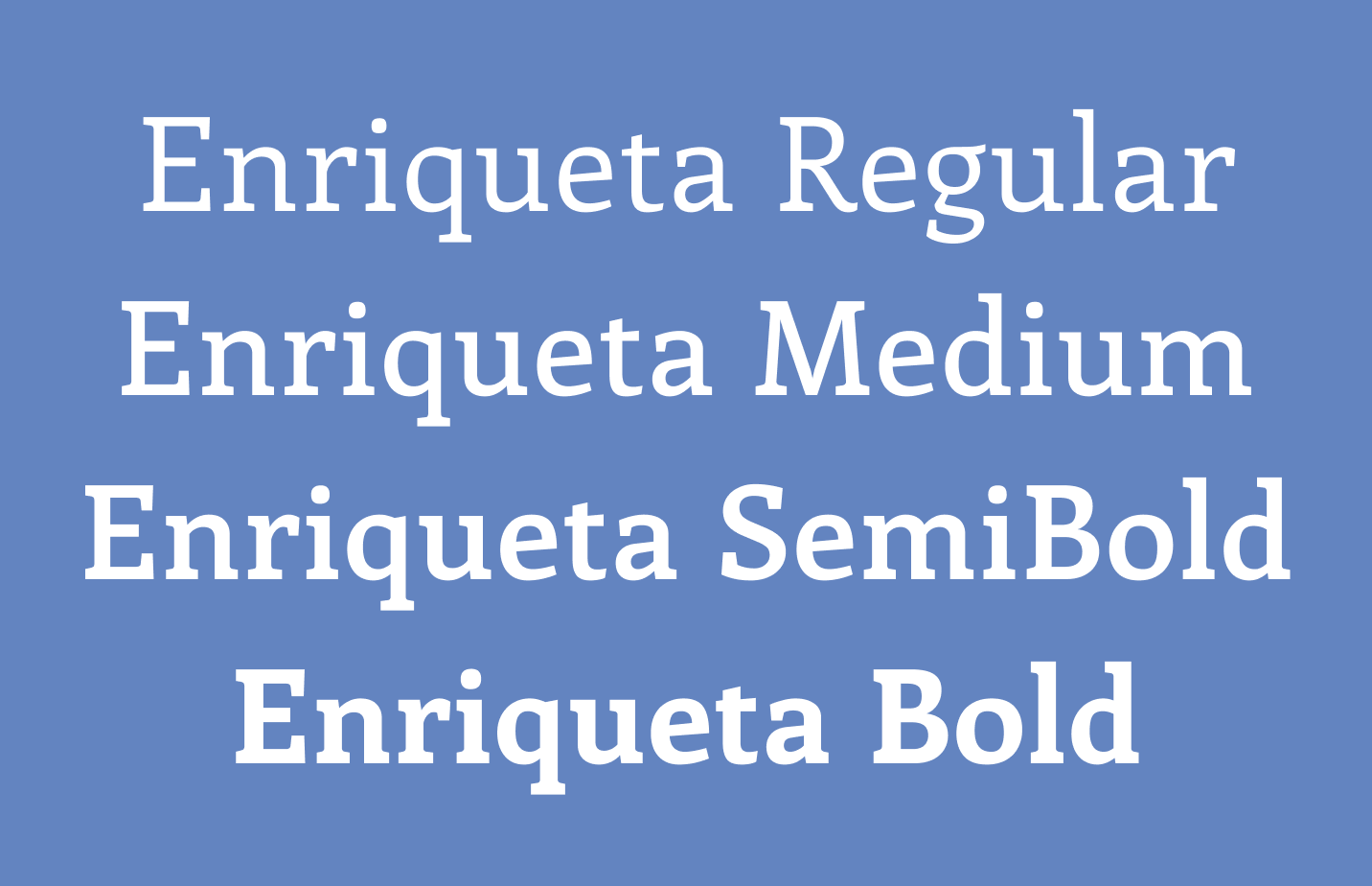 img: four weights of Enriqueta