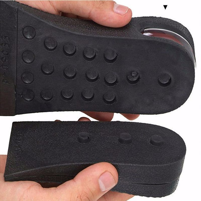 Half Size 3 Layer Man 6cm 2 5 Inches Increase Height Insole Taller Pad Ergonomic Design Foot Arch Support Arch Support Insoles Shoes Shoe Accessories