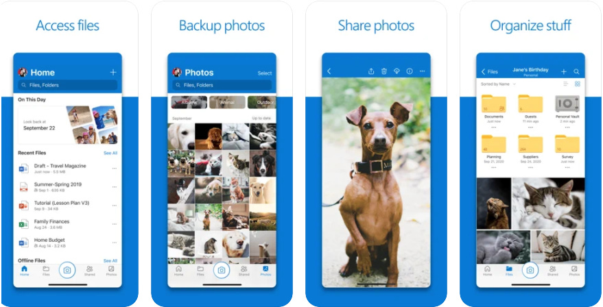 A variety of OneDrive mobile experiences when working with files and photos on the go. A variety of OneDrive mobile experiences when working with files and photos on the go.