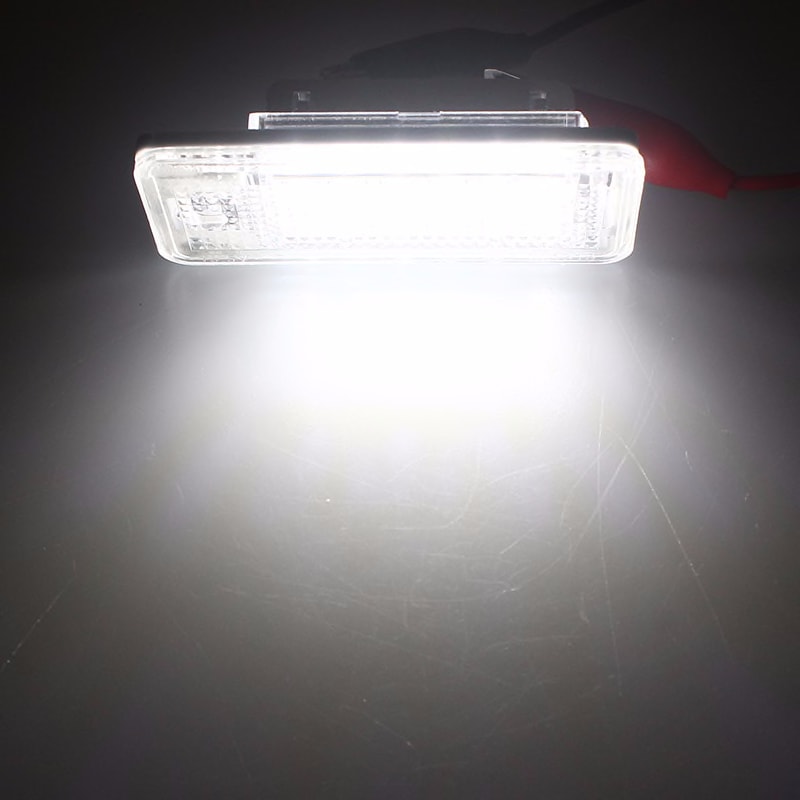 audi a3 number plate light warning