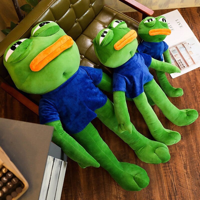 pepe the frog plush amazon