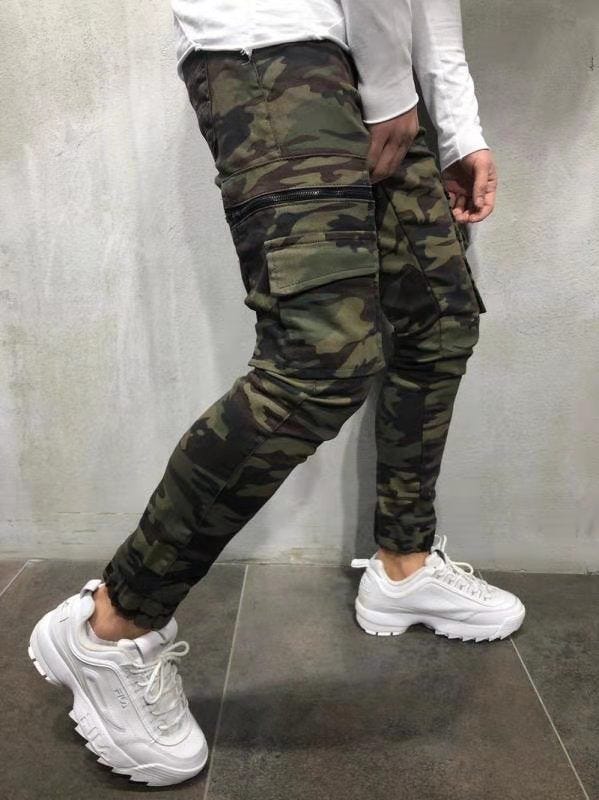 camo jeans mens slim