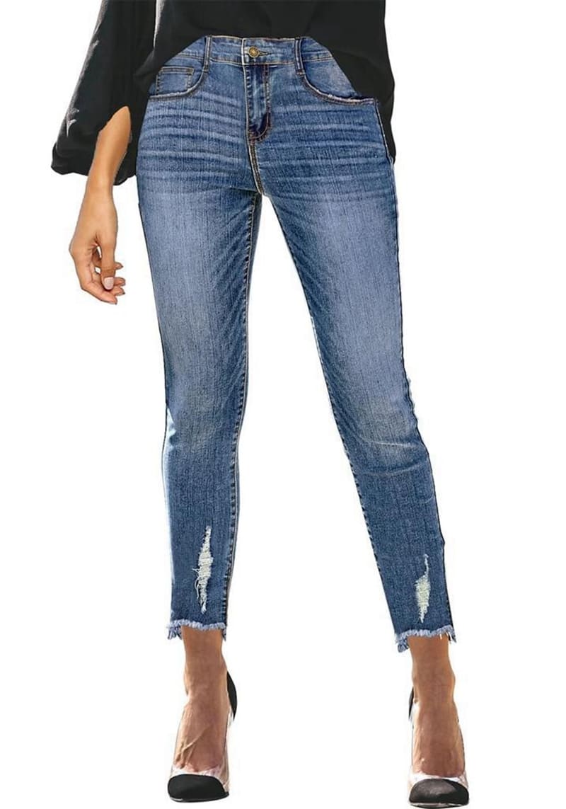 vintage ripped jeans womens