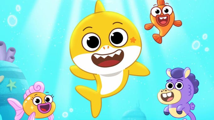 Baby Shark animated series on Nickelodeon