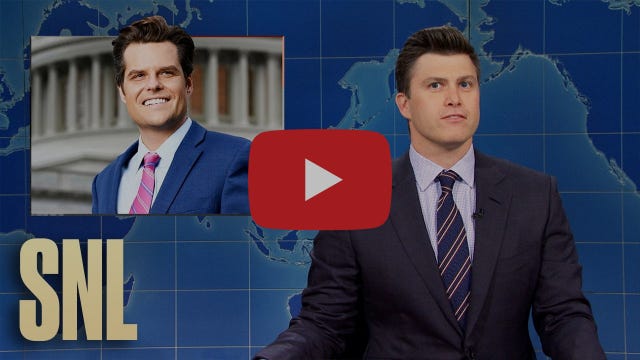 Weekend Update: Matt Gaetz Under Investigation - SNL Weekend Update: Matt Gaetz Under Investigation - SNL