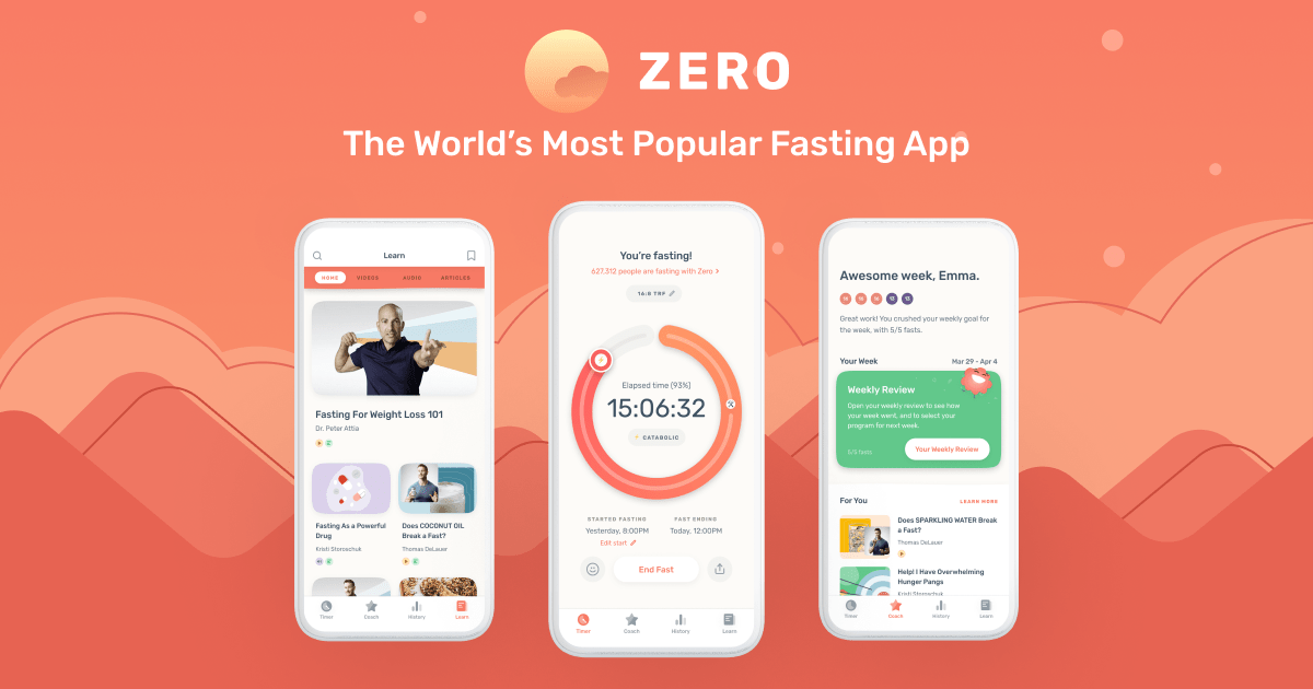 Zero Fasting - The World's Most Popular Fasting App Zero Fasting - The World's Most Popular Fasting App
