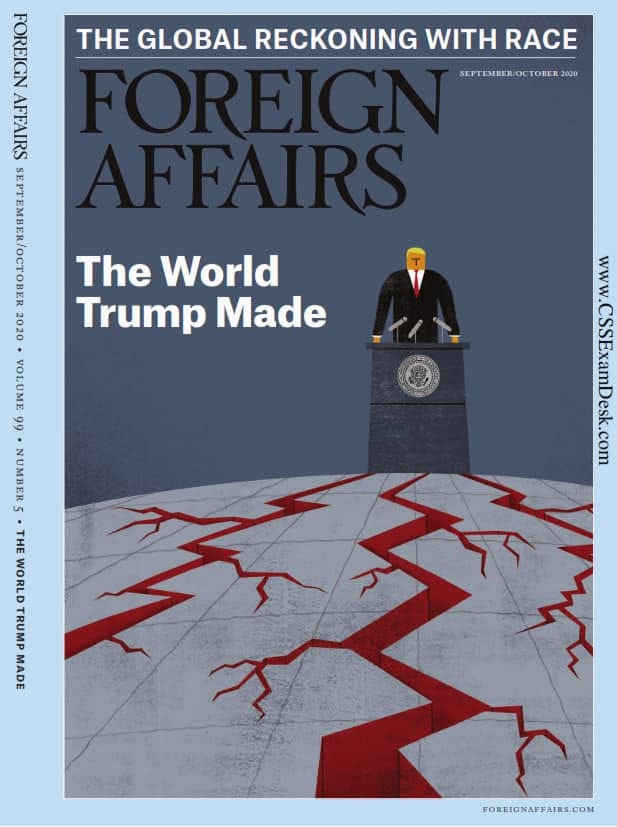 Foreign Affairs Magazine (September & October 2020)