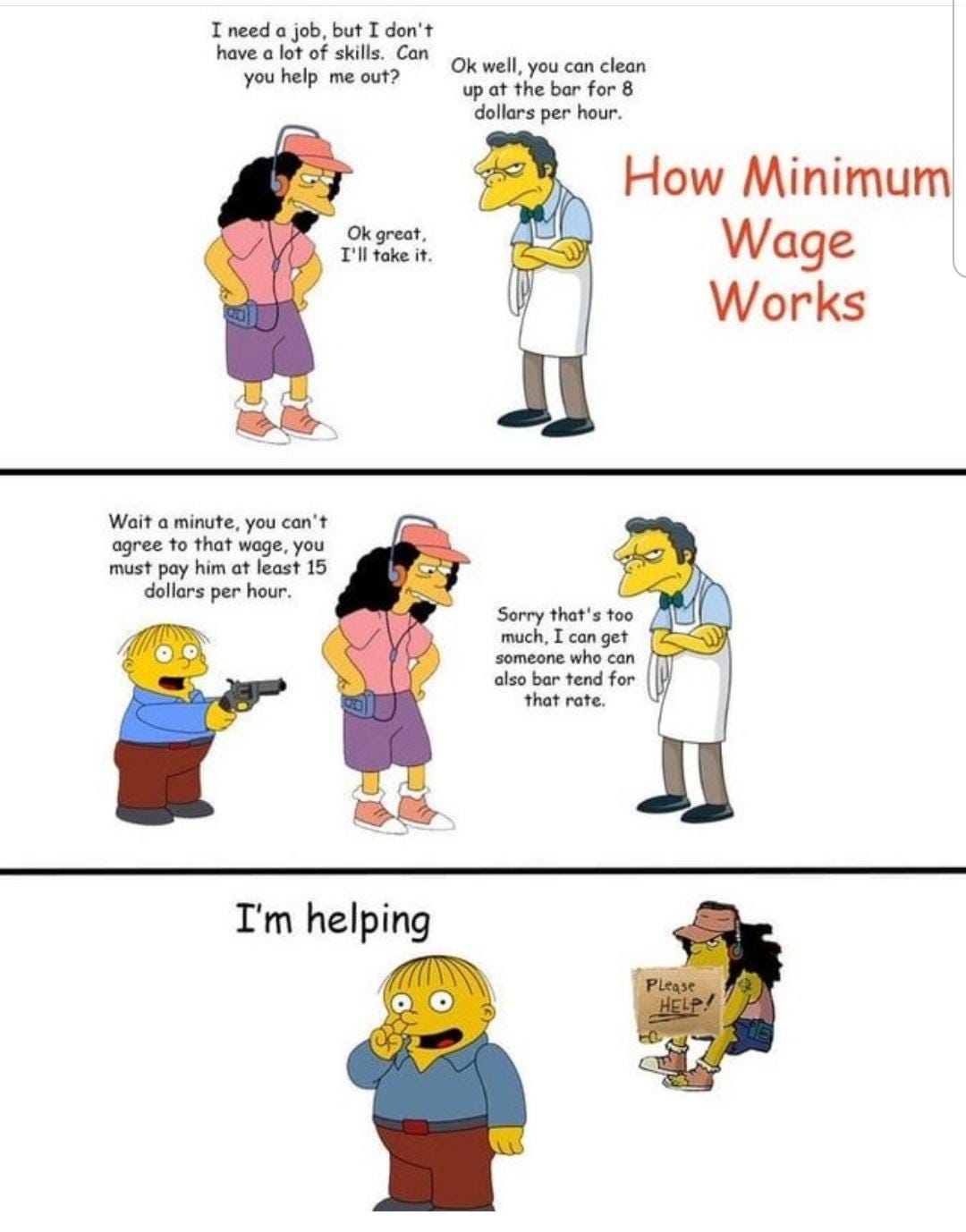 Minimum wage hurts the poor : libertarianmeme Minimum wage hurts the poor : libertarianmeme