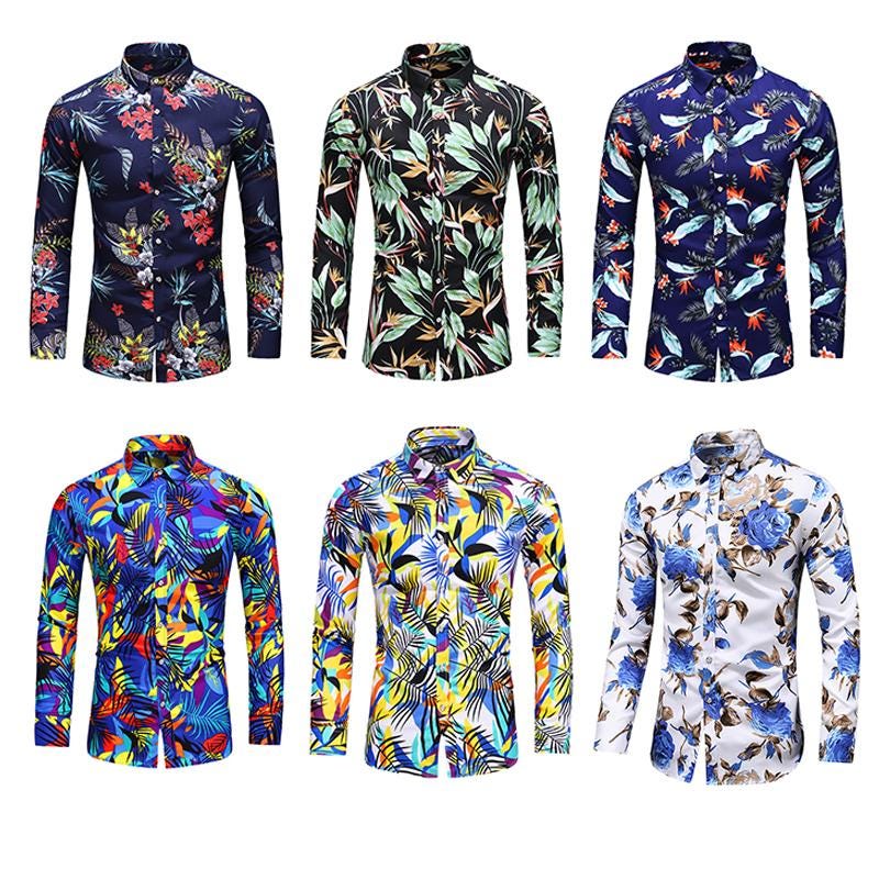 hawaiian mens dress shirts