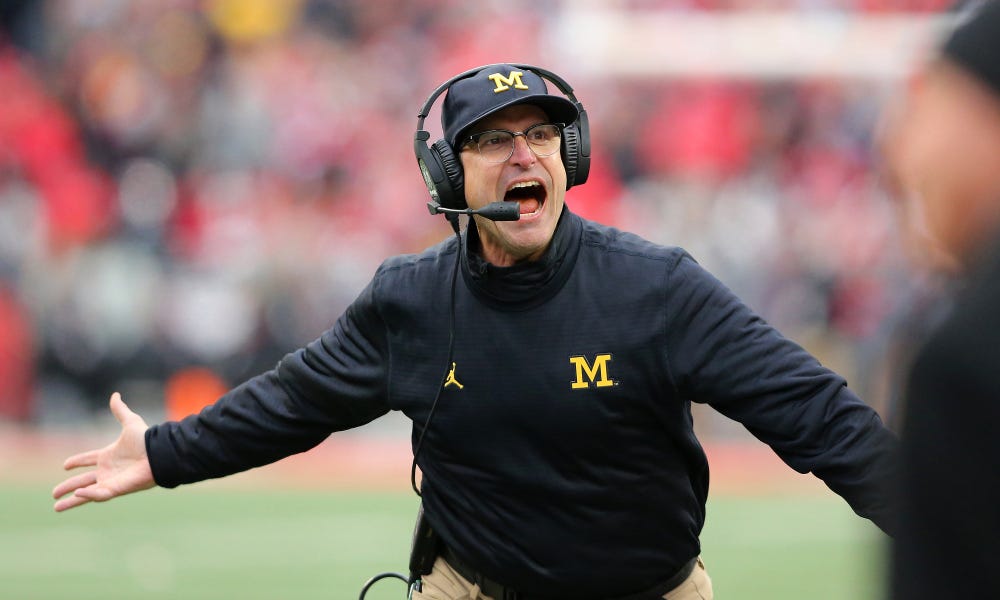 Image result for jim harbaugh mad Image result for jim harbaugh mad