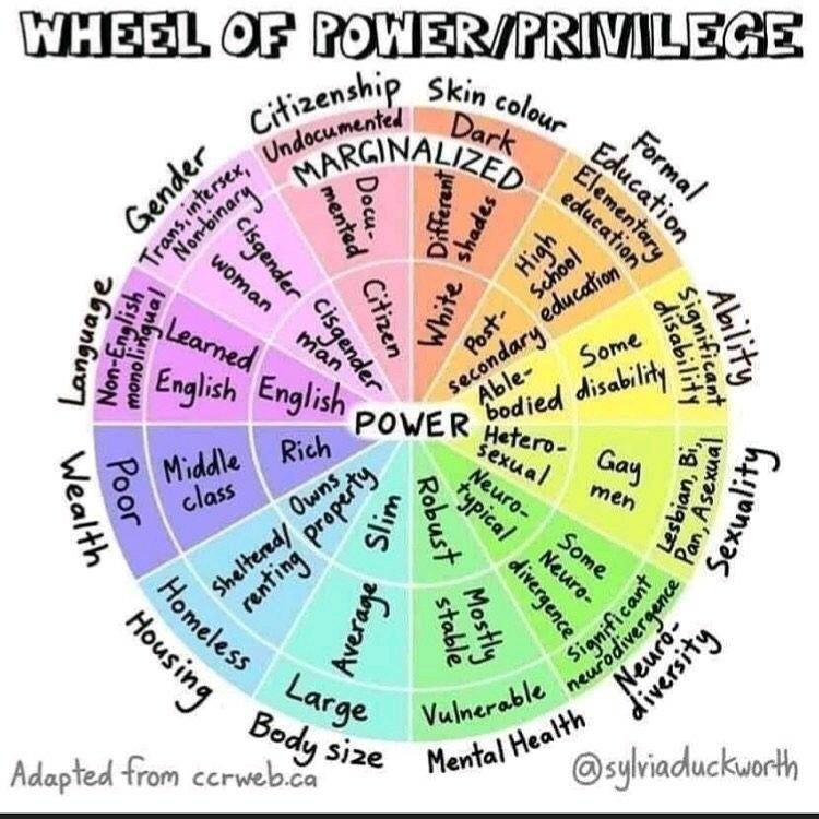 Wheel of Power and Privilege by Sylvia Duckworth Wheel of Power and Privilege by Sylvia Duckworth