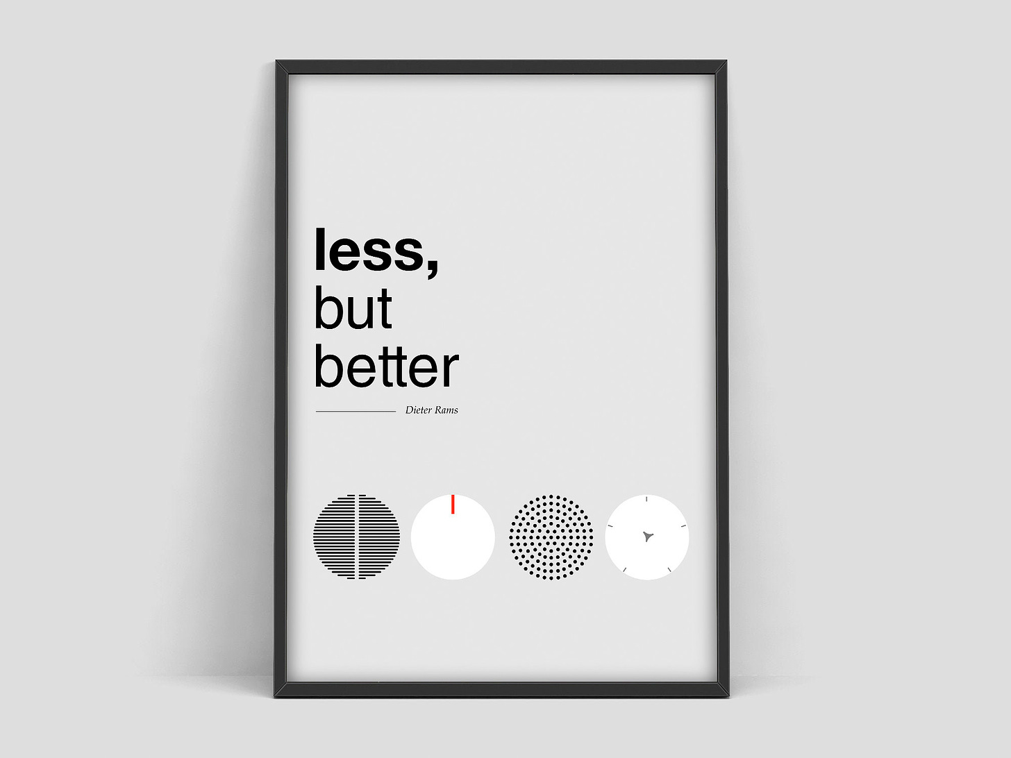 Dieter Rams Poster Less but Better Design Quotes Dieter | Etsy