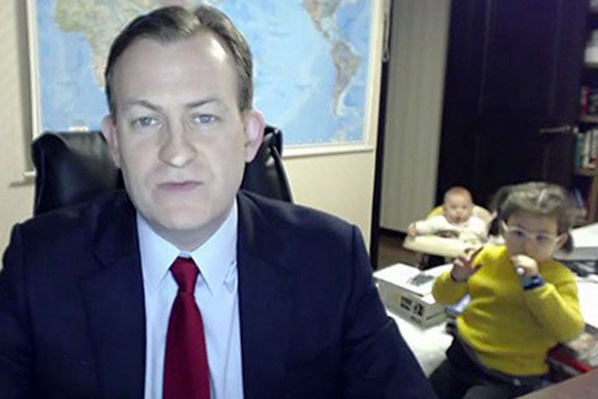 BBC Dad, the OG of interrupted work-from-home calls, is back with the kids - The Verge