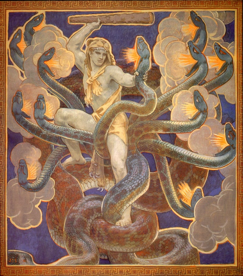 Lernaean Hydra by John Singer Sargent Lernaean Hydra by John Singer Sargent