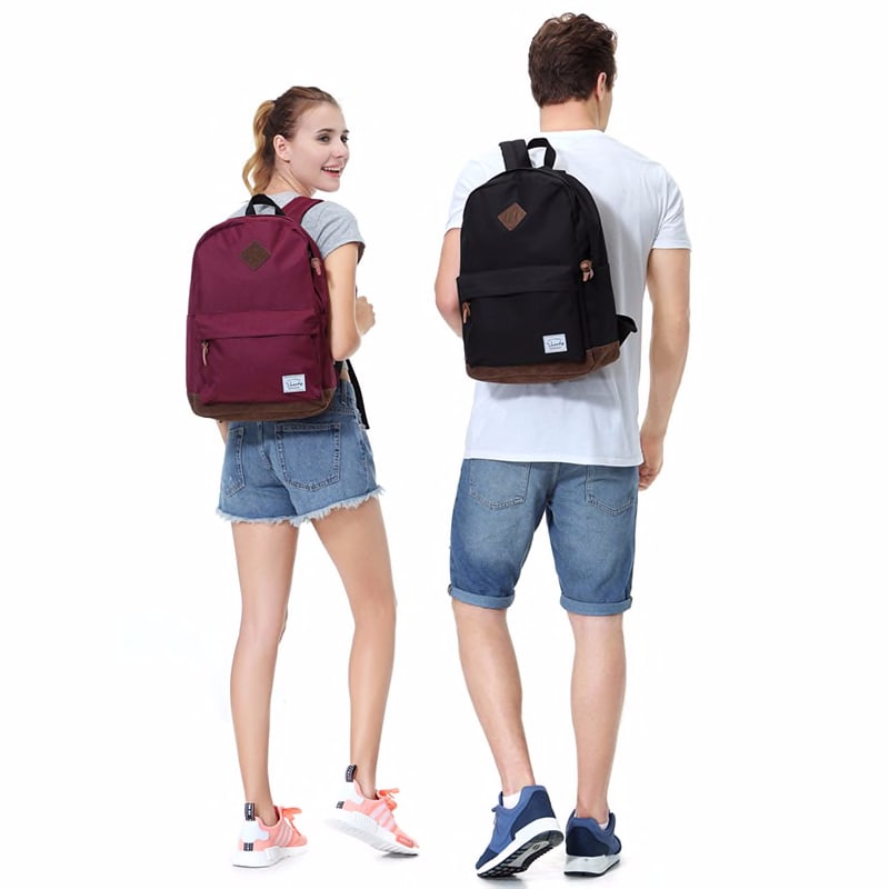 vaschy unisex classic water resistant school backpack