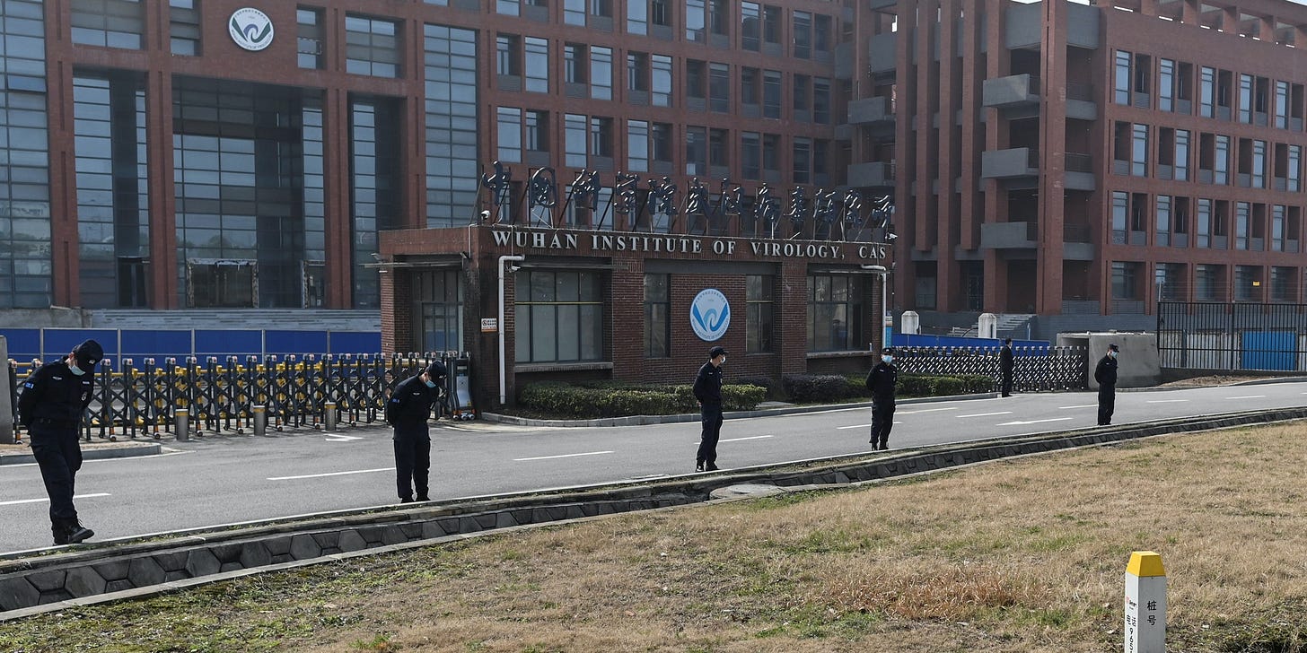 This general view shows the Wuhan Institute of Virology in Wuhan, in China's central Hubei province on February 3, 2021, as members of the World Health Organization (WHO) team investigating the origins of the COVID-19 coronavirus, visit. (Photo by Hector RETAMAL / AFP) (Photo by HECTOR RETAMAL/AFP via Getty Images)