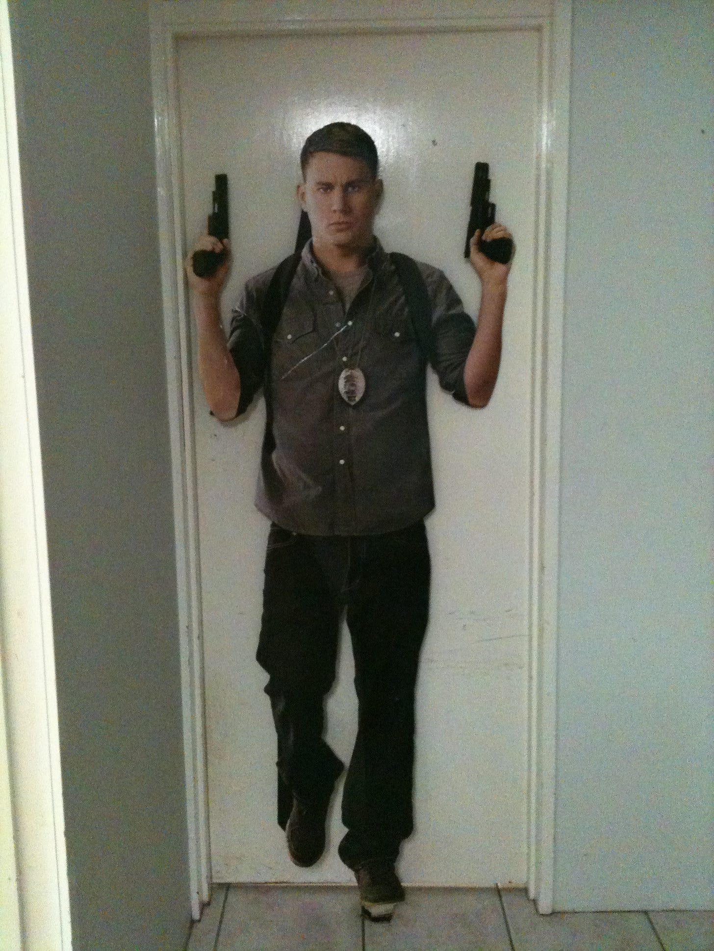 channing Tatum cardboard cut out