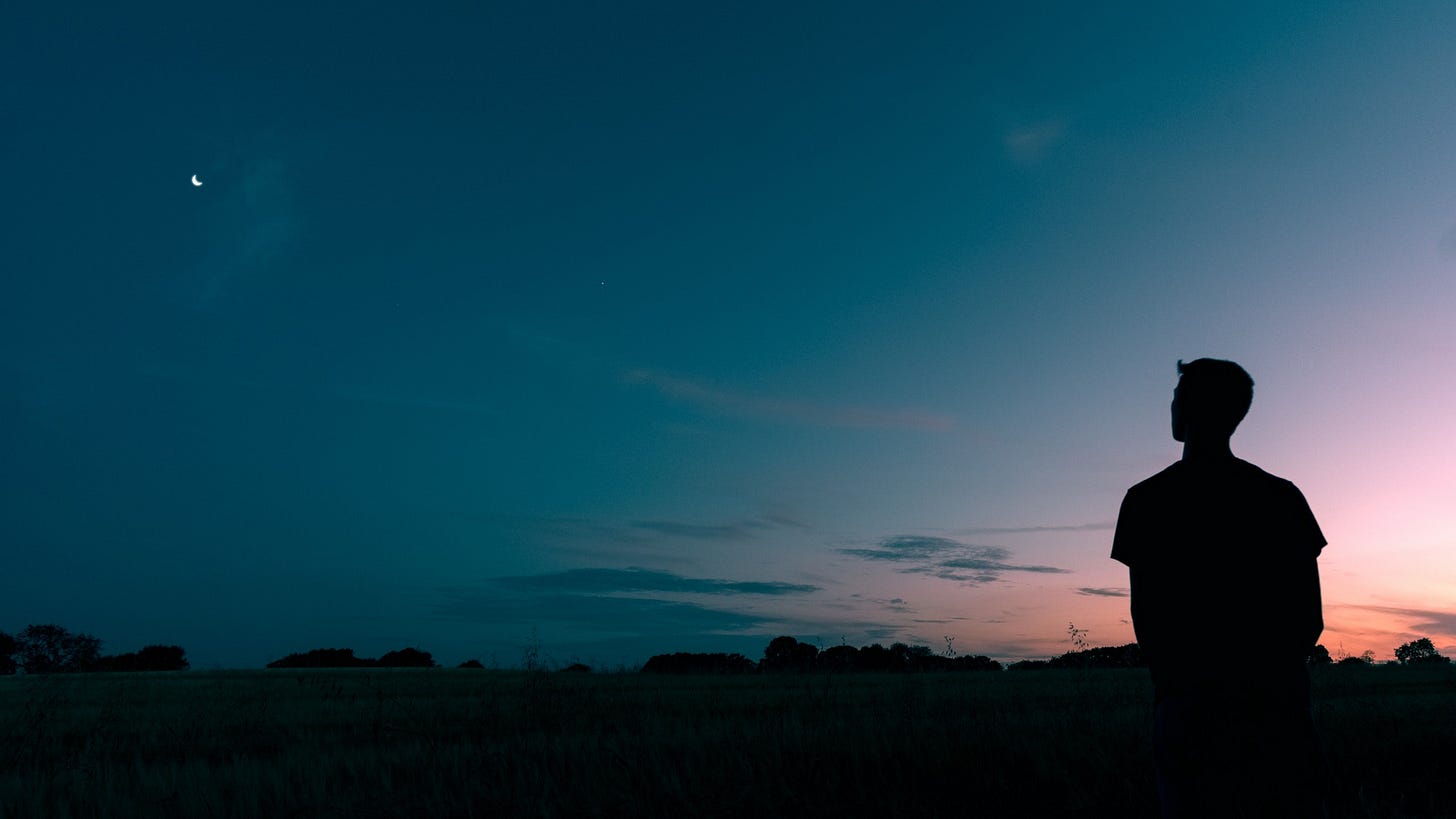 Image of a guy staring at the sky in the evening “I’m An Introvert: Here’s What That Means” on The Reflectionist Image of a guy staring at the sky in the evening “I’m An Introvert: Here’s What That Means” on The Reflectionist
