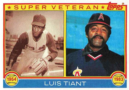 1981 Topps & Topps Traded Luis Tiant