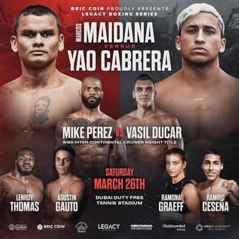 Mike Perez vs. Vasil Ducár, Perez vs. Ducar | Boxing Bout | Tapology