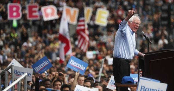 Bernie Sanders bygger en digital hær