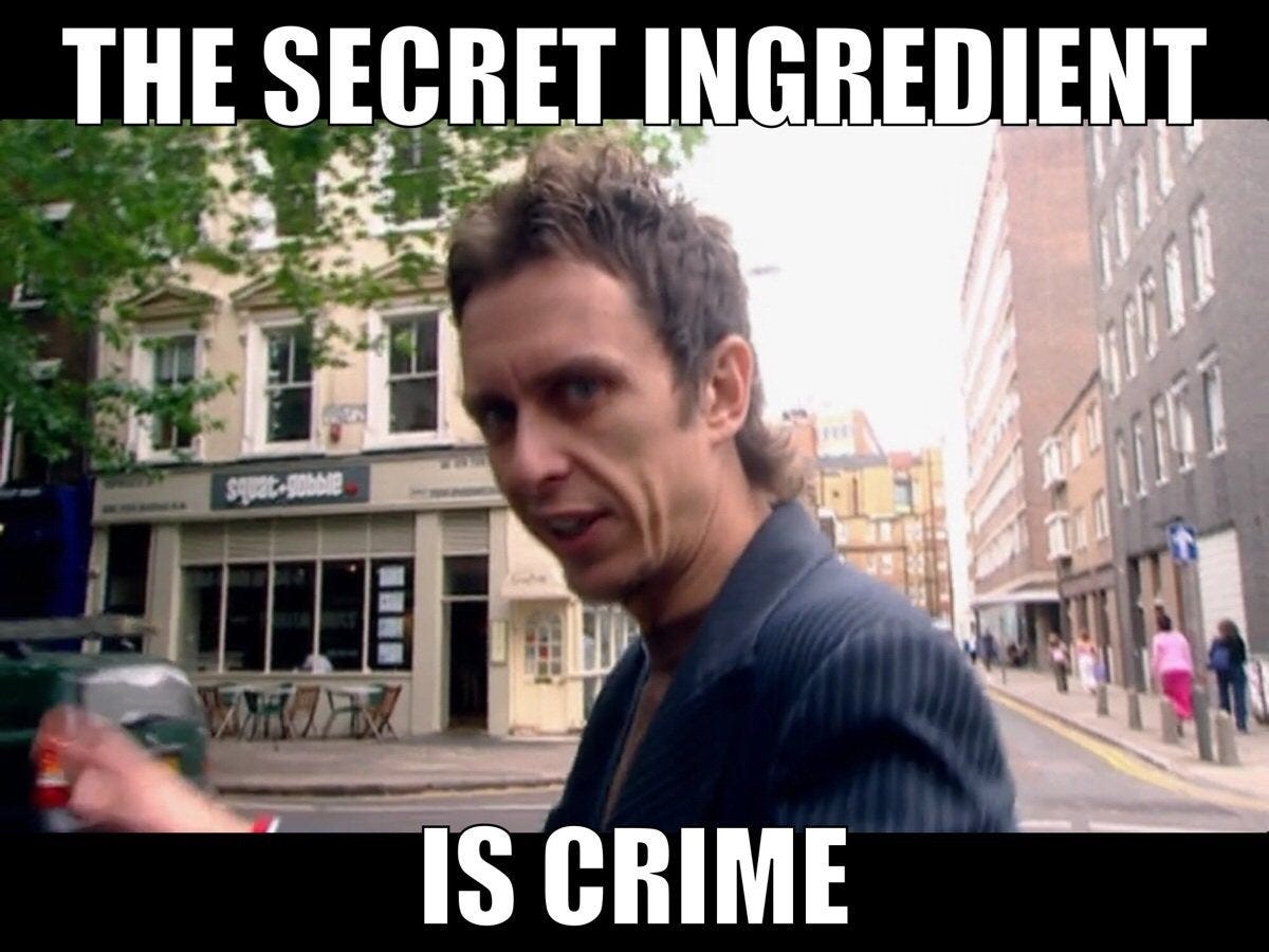The secret ingredient is crime : MitchellAndWebb