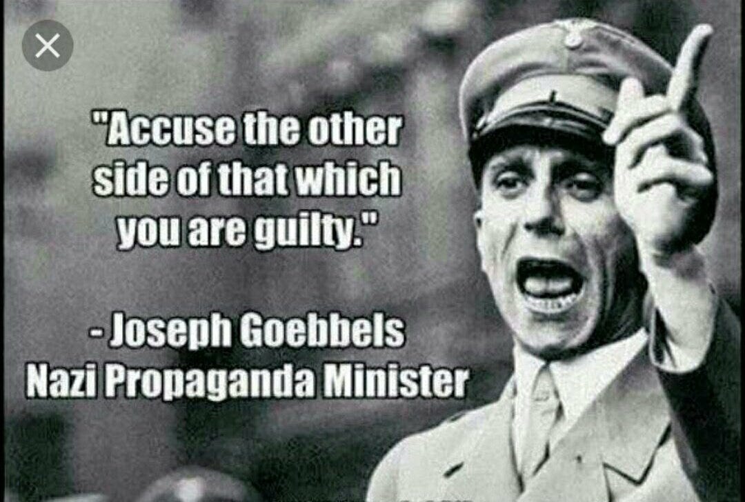 Kamran on Twitter: &quot;I have seen tweets from @BJP4Delhi &amp; @nsitharaman  condemning violence in JNU. Here is what their German Counterpart Goebbels  has to say.. &quot;Accuse the other side of what you