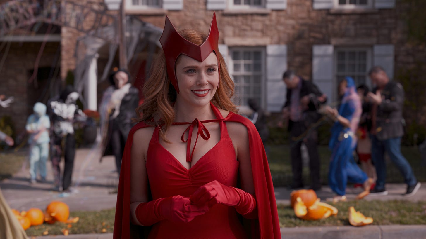 Wanda in costume