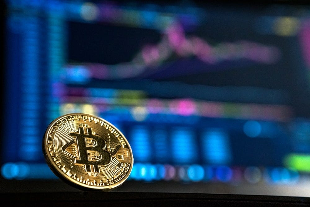 gold-colored Bitcoin gold-colored Bitcoin