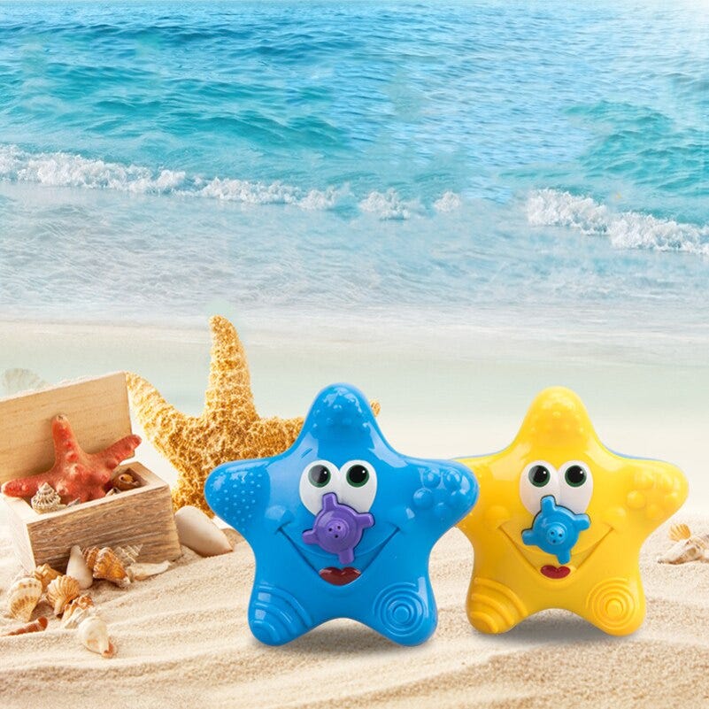 starfish bath toy