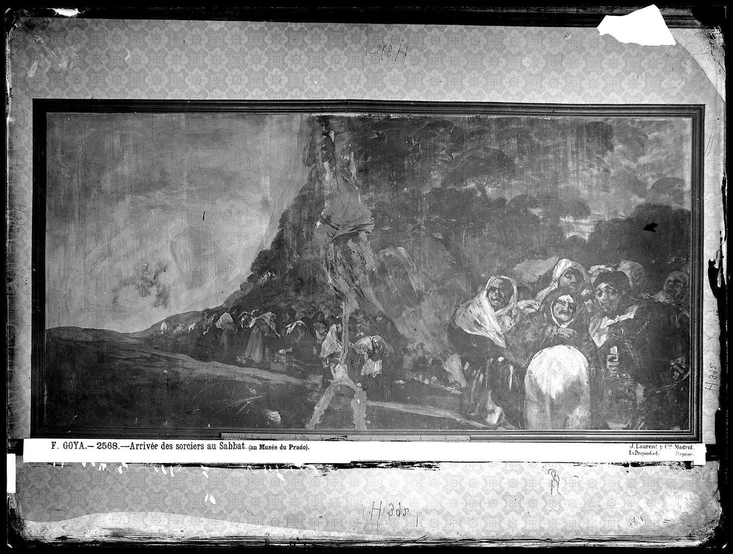 Plik:Pinturas Negras de Goya, Quinta de Goya, año 1874, fotografía de la  pintura El Santo Oficio, por Juan Laurent, con iluminación eléctrica,  VN-03193 P.jpg – Wikipedia, wolna encyklopedia