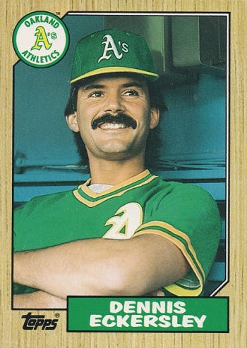 1984 Topps Traded #34T Dennis Eckersley VG Chicago Cubs