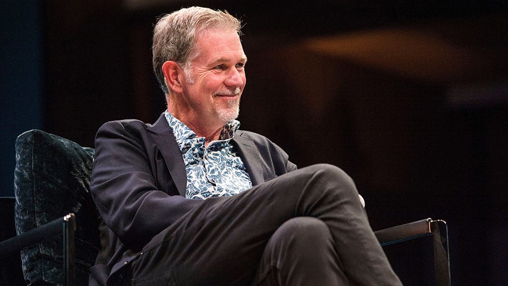 Reed Hastings seen on day one of Summit LA17 in Downtown Los Angeles's Historic Broadway Theater District, in Los AngelesSummit LA17, Los Angeles, USA - 03 Nov 2017