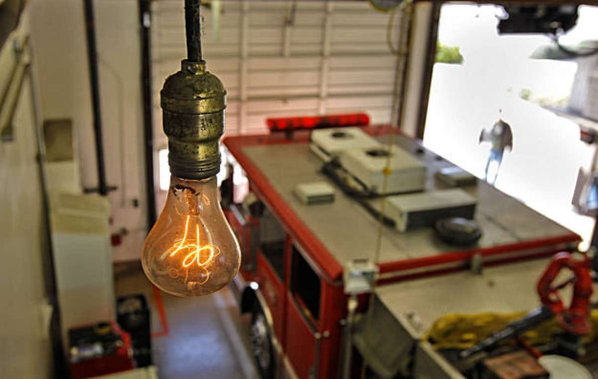 The Centennial light bulb in Livermore, California