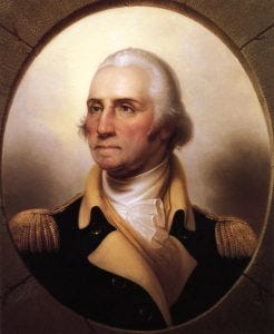 Portrait of George Washington. Portrait of George Washington.